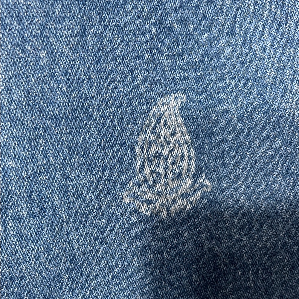 Wrangler Blue Patterned Flare Jeans - Picture 16 of 17